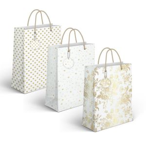 BOLSA PAPEL L OURO 2185466