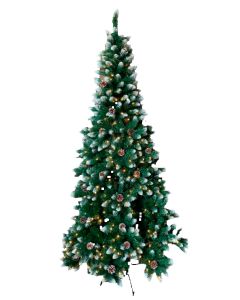 PINHEIRO NATAL C/PINHAS E LED 210CM 46633