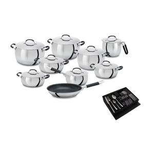 TREM COZINHA INOX 9 PÇS MASK SILAMPOS