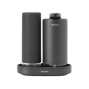 CONJUNTO DOSEADOR SABONETE CINZA INFINITE | BRABANTIA