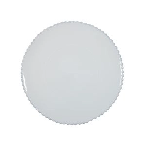 PRATO MARCADOR 33CM PEARL BRANCO 493239