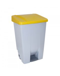 CONTENTOR 80L C/PED.CORES 23410           amarelo