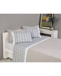 JOGO CAMA FONTES 180X280 AZUL