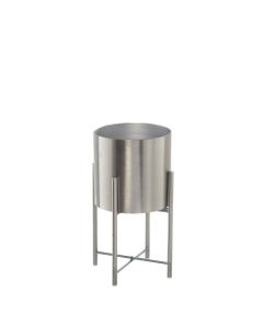 VASO METAL PRATEADO 60927