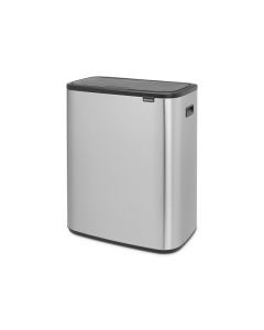 BALDE TOUCH BIN 2X30 INOX ANTI-MANCHAS 221422