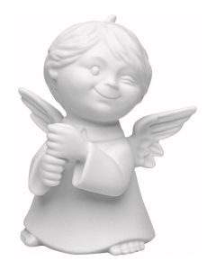 ESCULTURA ANJO MAROTO B BISCUIT