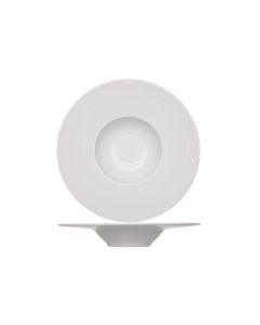 PRATO GOURMET 25CM SATURNO BRANCO