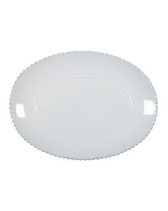 TRAVESSA OVAL 40CM PEARL BRANCO 493329