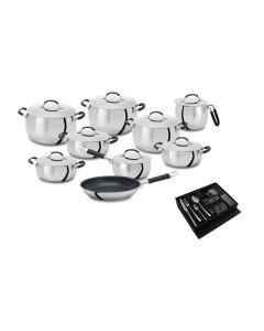 TREM COZINHA INOX 9 PÇS MASK SILAMPOS