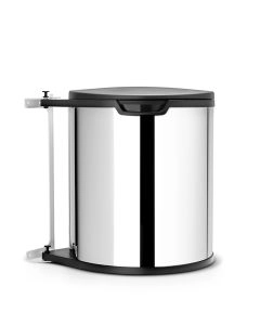 BALDE DE LIXO 15L P/ARMÁRIO 418181 CROMADO BRABANTIA