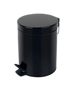 BALDE DO LIXO C/ PEDAL SYDNEY PRETO 5L