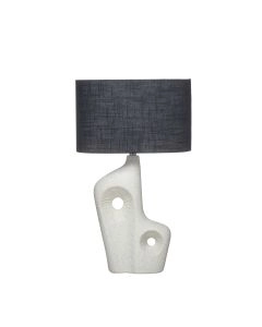 CANDEEIRO MESA CERAMICA PRETO