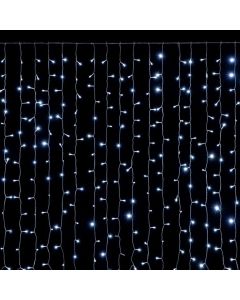 CORTINA 204 LEDS | BRANCO 120x175cm | Branco