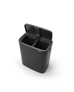 BALDE BO TOUCH BIN 2X30 221484 PRETO