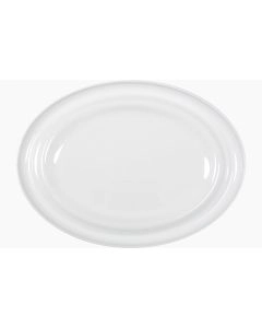 PRATO OVAL 38X28CM AGMA BRANCO 518754