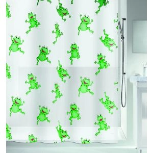 CORTINA  PEVA/PVC FROGTIME VERDE 180X200