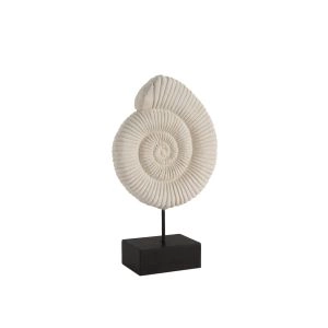 ESTATUA SHELL CIMENTO 16X7X25CM AX24086