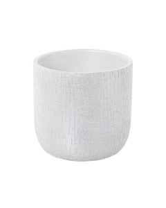 VASO CERÂMICA BRANCO 20X19 60829