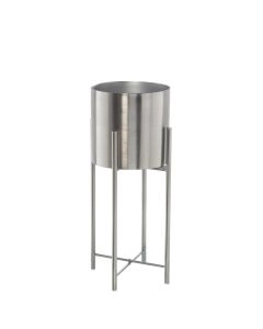 VASO METAL PRATEADO 60926