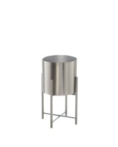 VASO METAL PRATEADO 60927