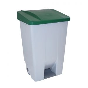 CONTENTOR 80L C/PED.CORES 23410           verde